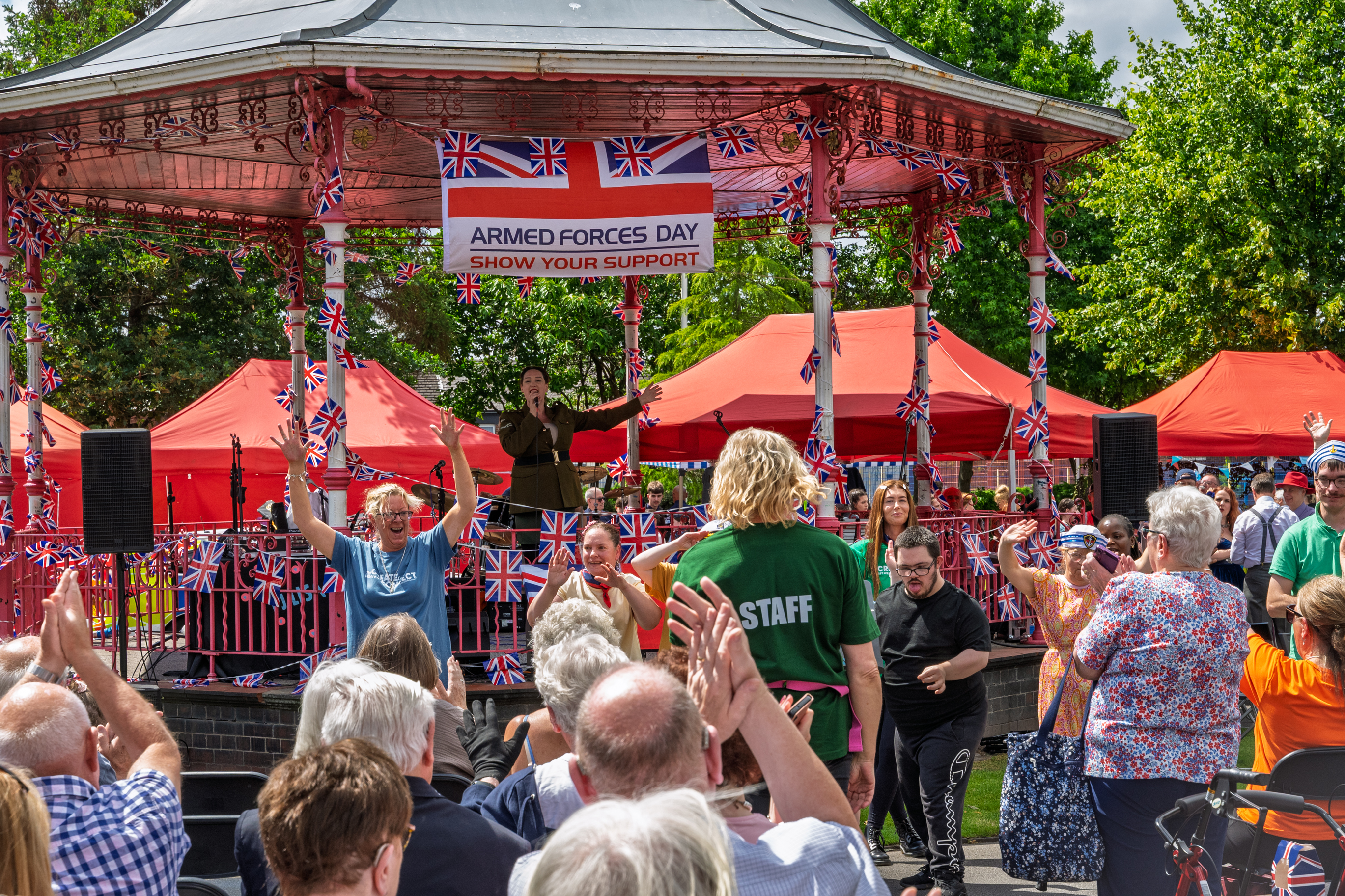 Armed Forces Day in Denton's Victoria Park in a previous year.