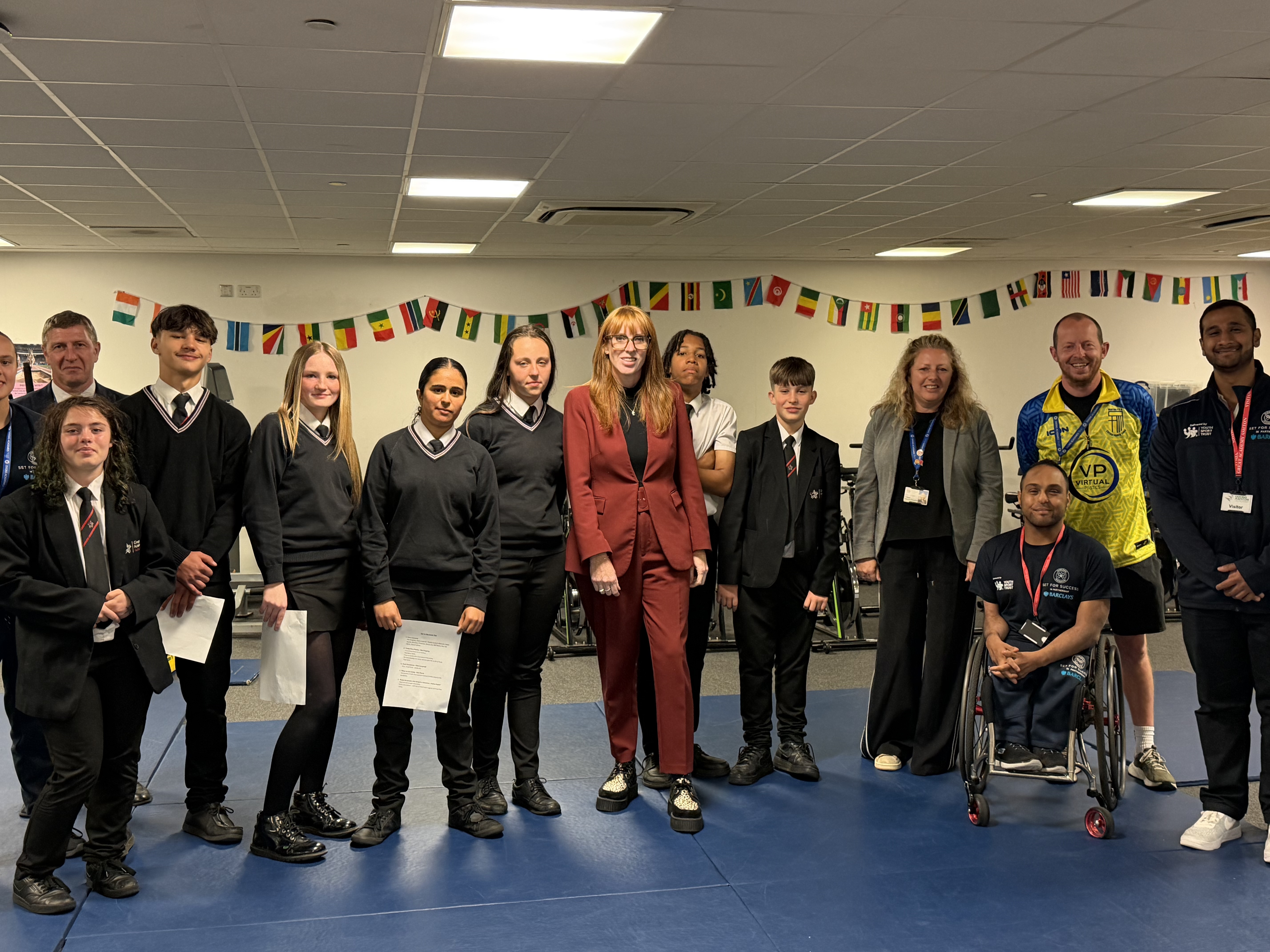 MP Angela Rayner on her visit to Dixons Ashton Academy
