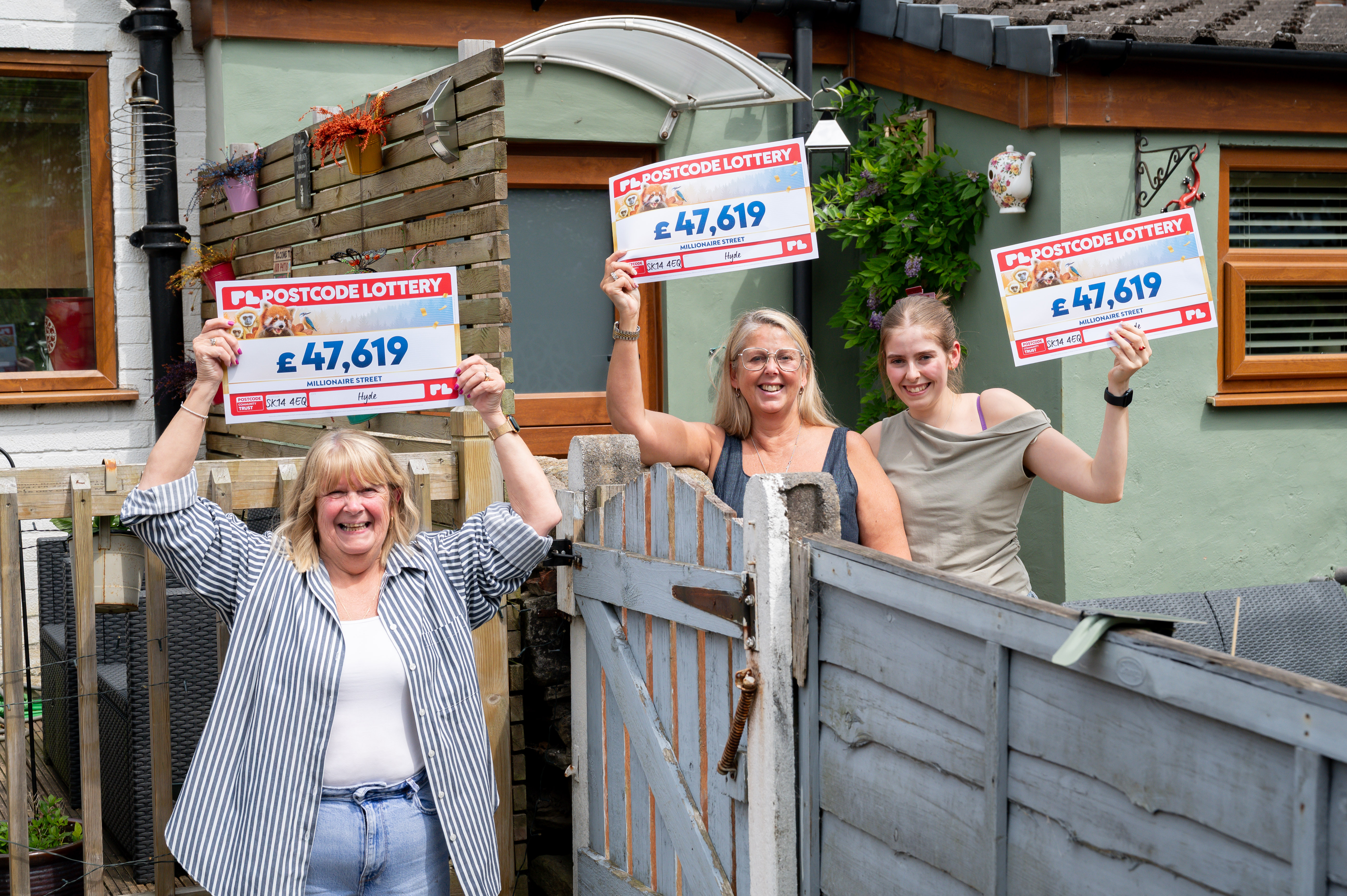 Janet (L) with Sharon and Amy