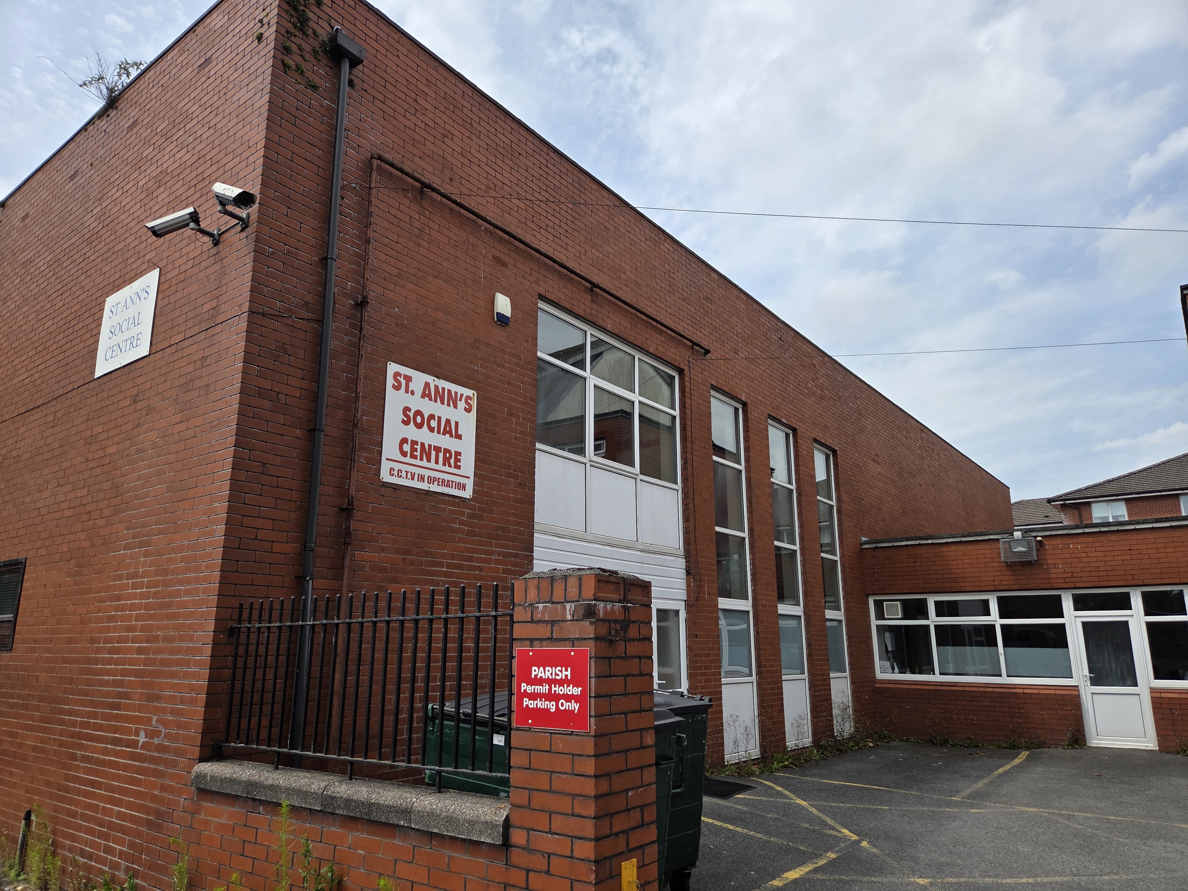 The outside of St Ann's Social Centre in Ashton-under-Lyne