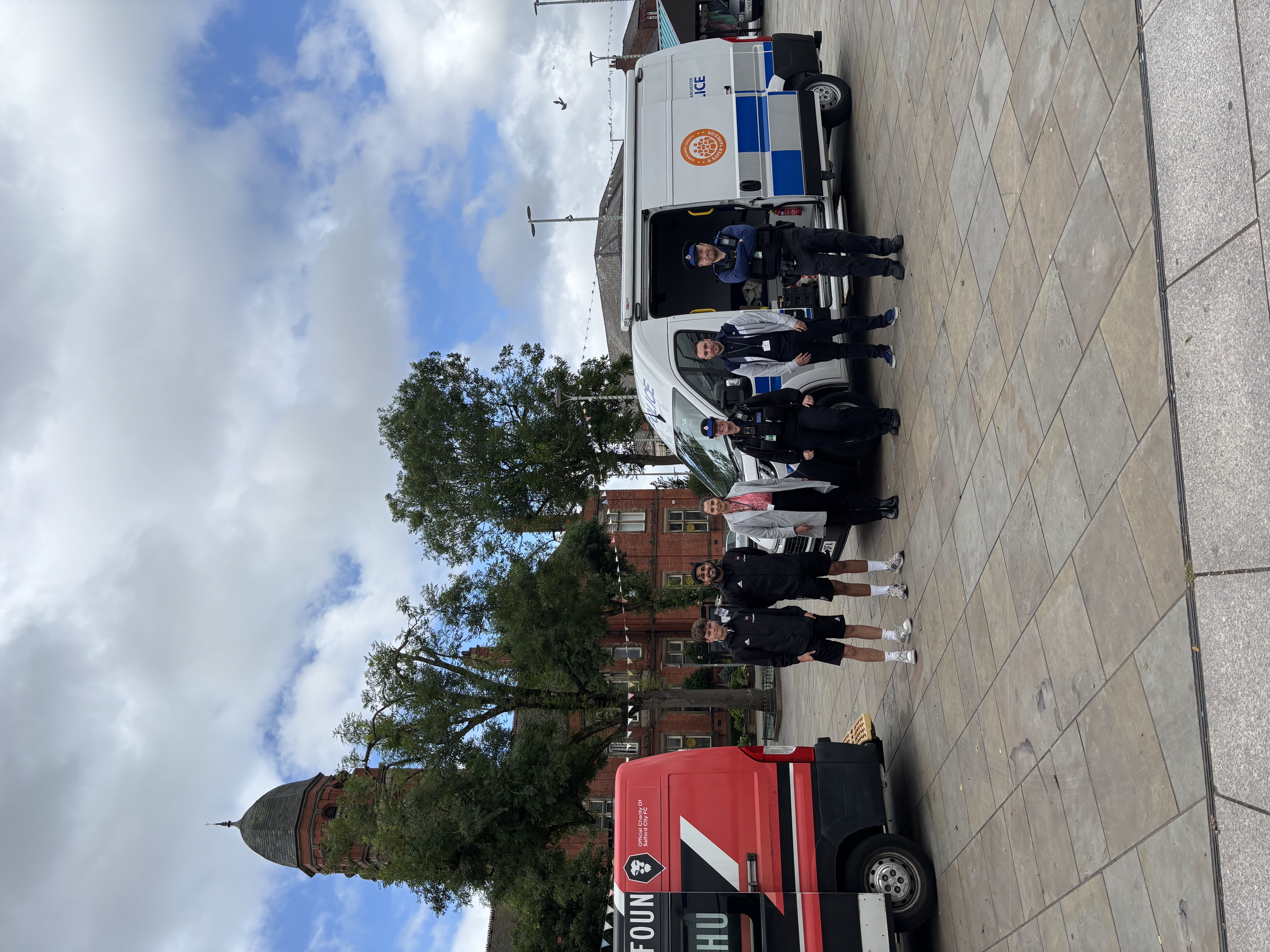 Foundation 92's outreach van joined the campaign at Hyde Market
