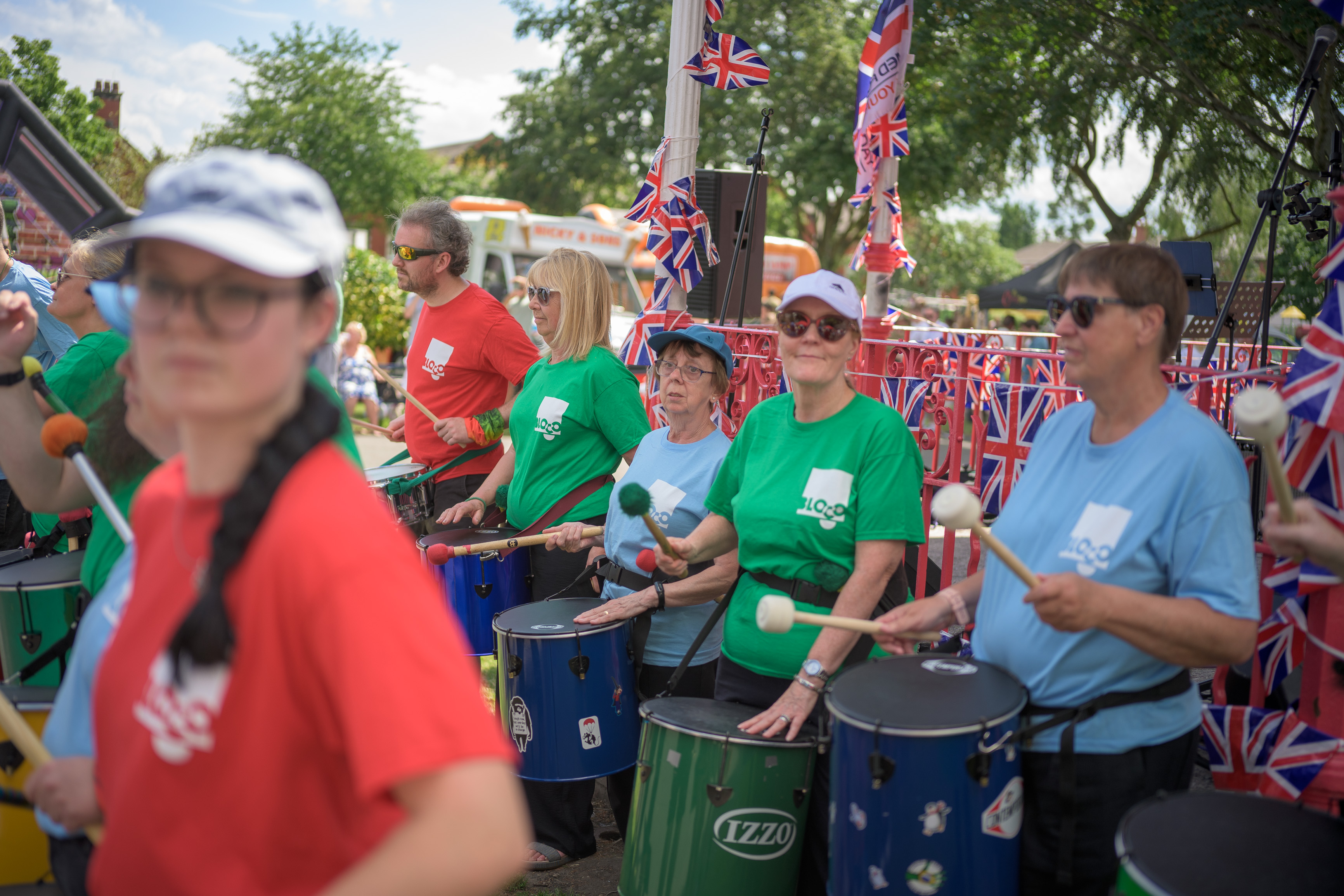 Live music added to the occasion in Victoria Park