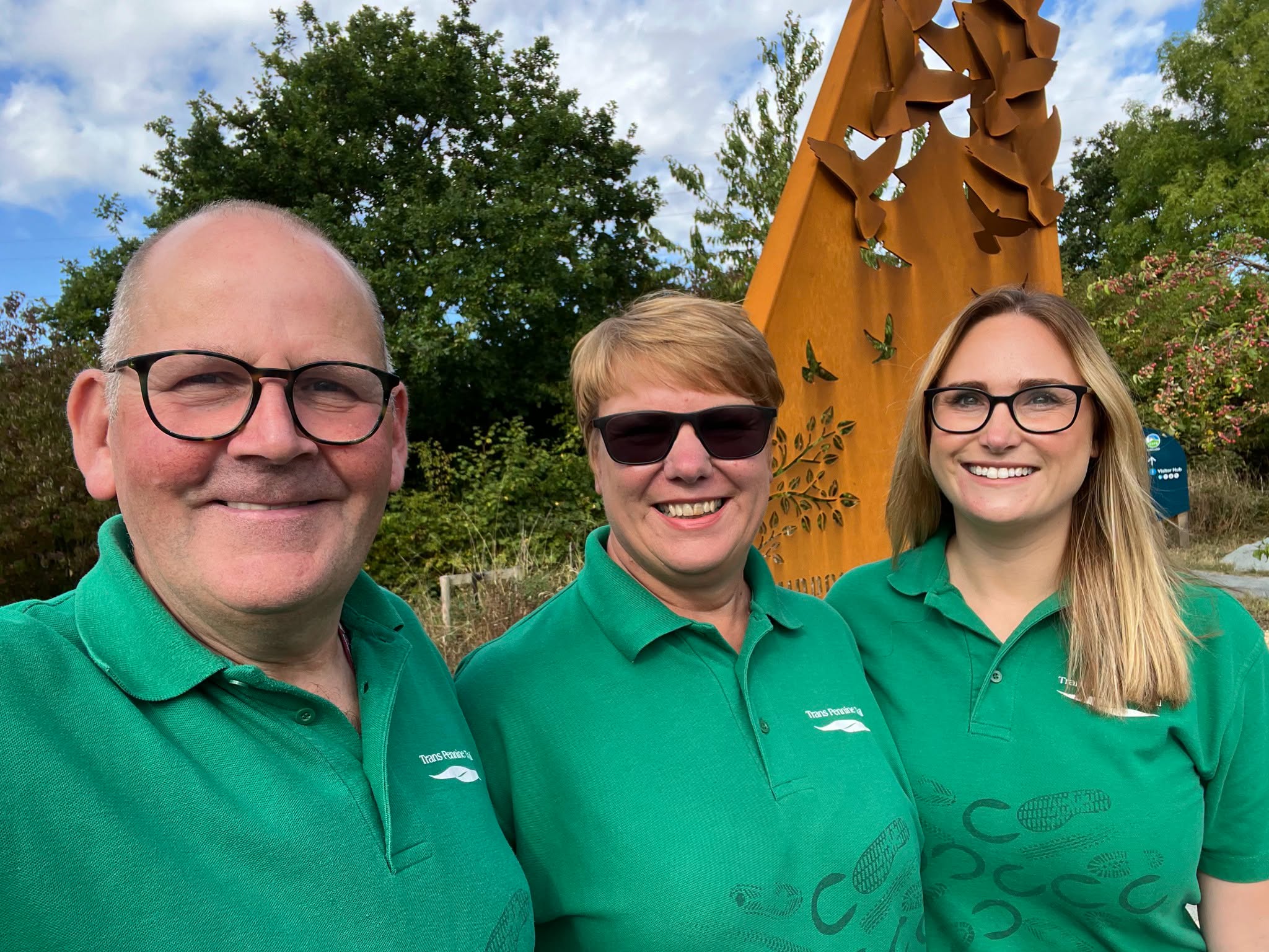 Staff from Trans Pennine Trail