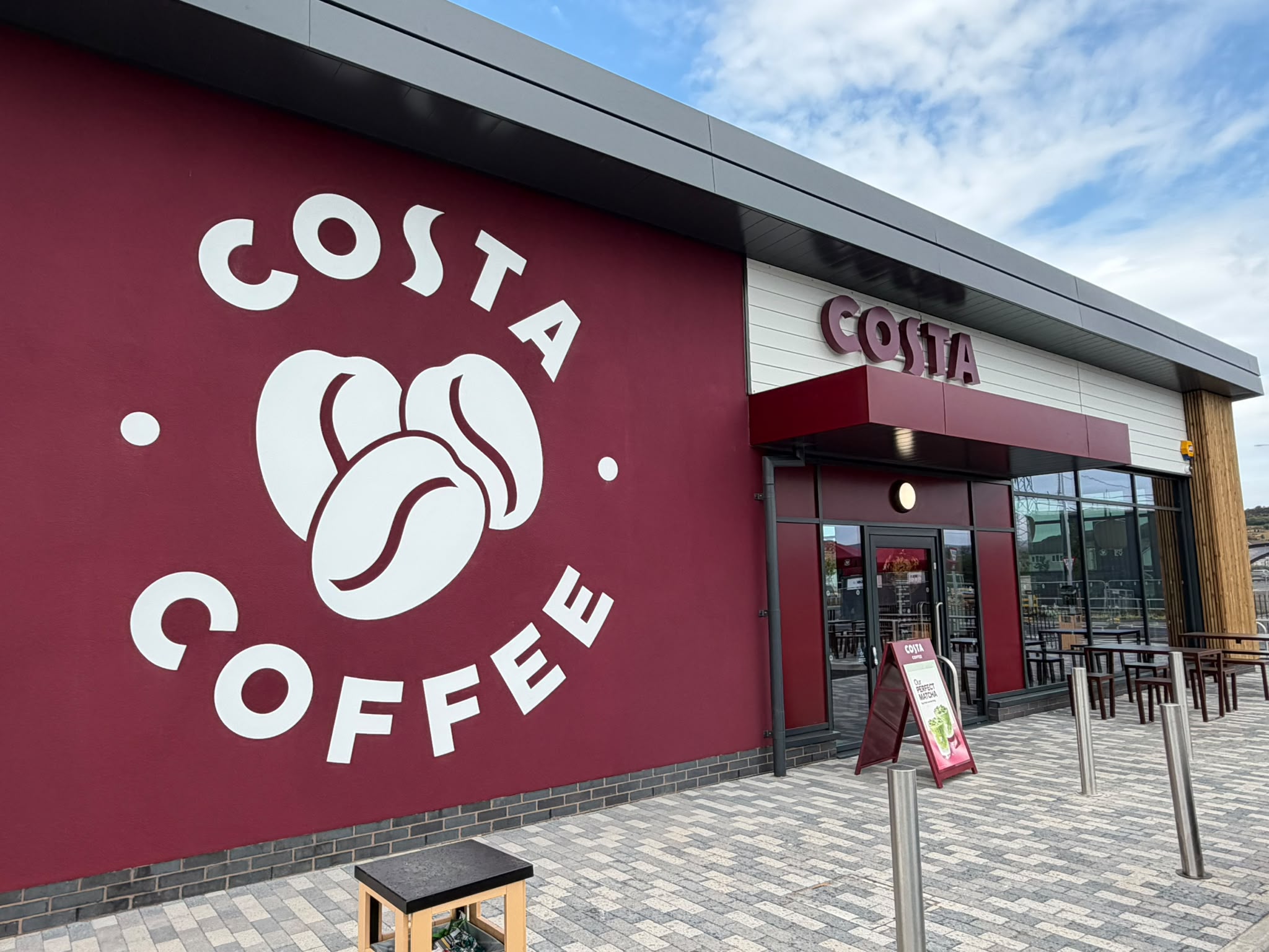 Costa Coffee drive thru in Hattersley