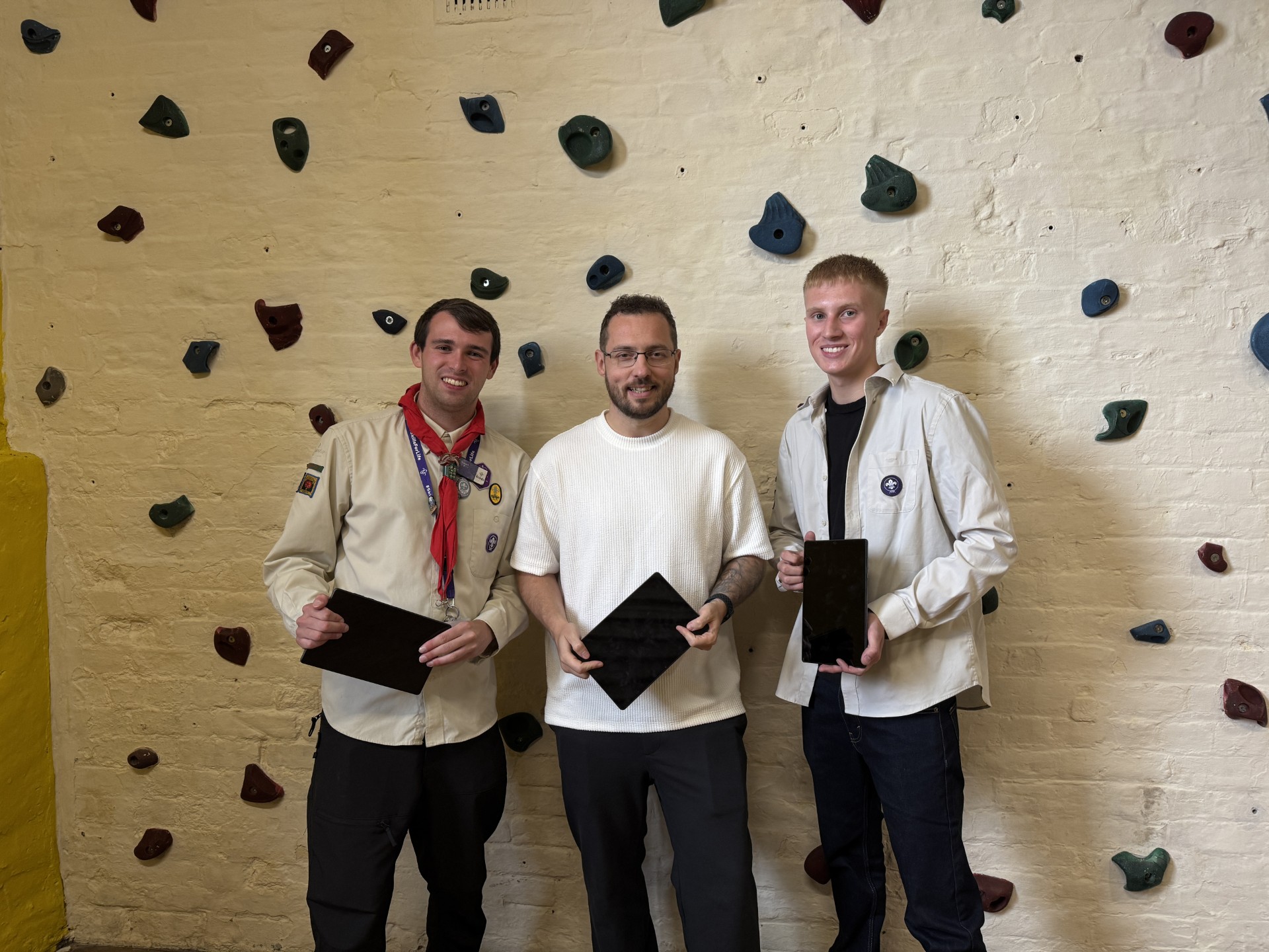 Tablets delivered by AO to 5th Stalybridge Scout Group