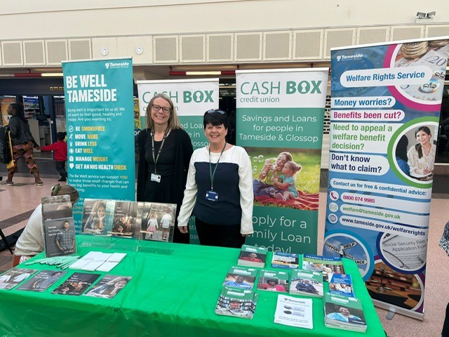 Cash Box Credit Union info stall