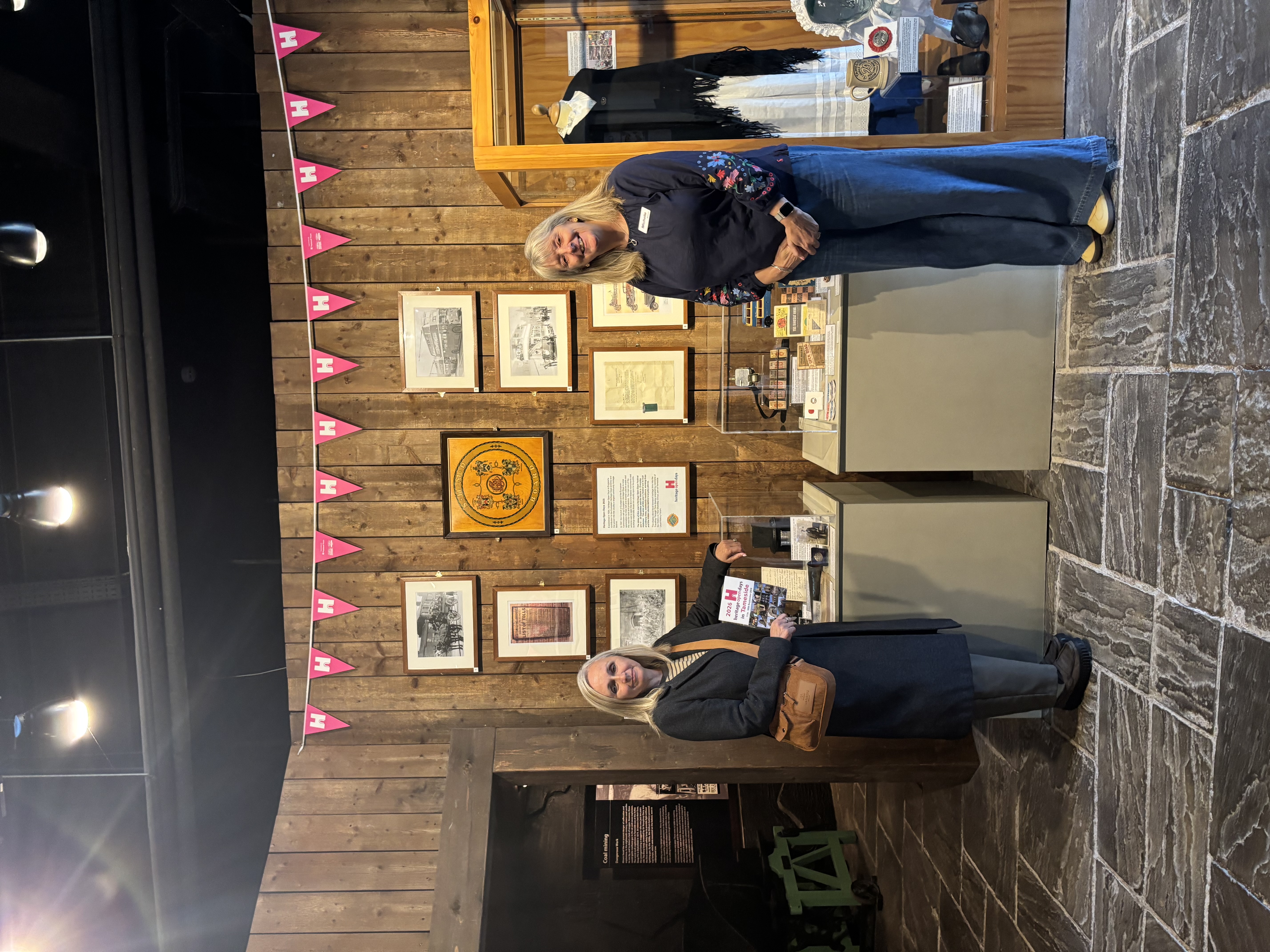Councillor Leanne Feeley at Portland Basin Museum to promote Tameside Heritage Open Days 2026