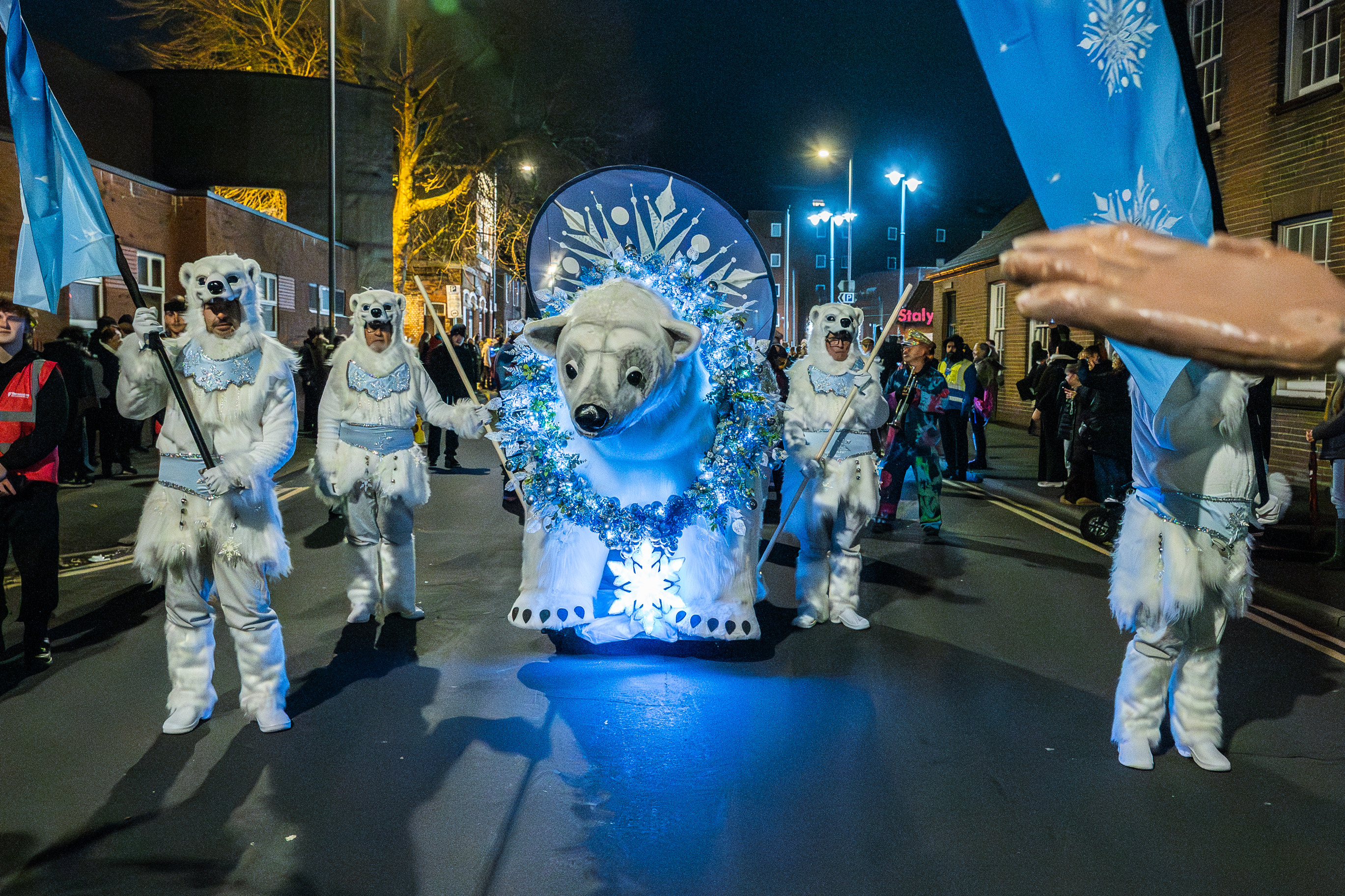 Polar bears featured in last year's parade in Stalybridge